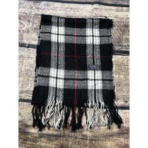VTG Burberrys London Scarf Nova Check Lambswool England 59x